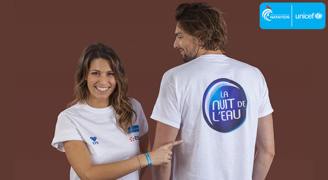 Laury Thilleman et Camille Lacourt prêts pour la Nuit de l'eau !